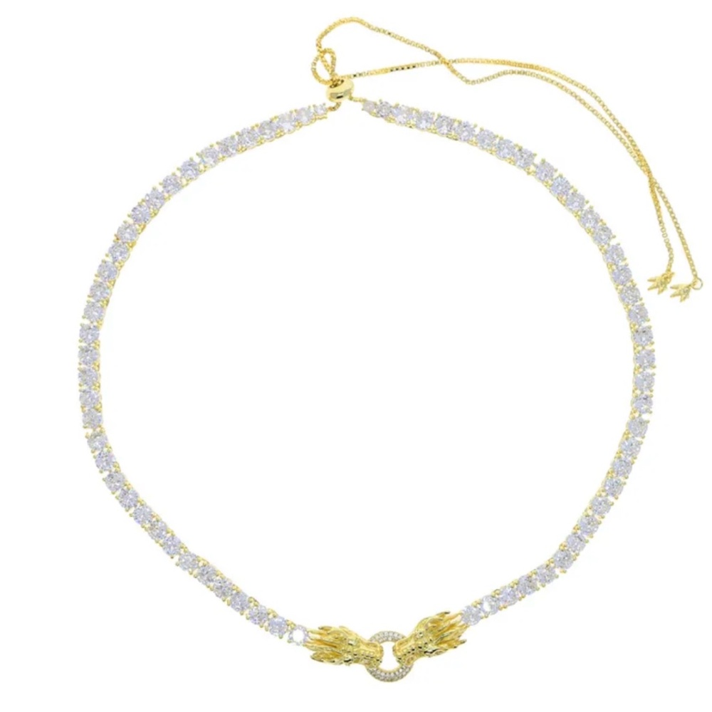 The Gold Ice Dragon Necklace